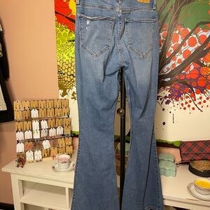 Women's Blue Flared Jeans